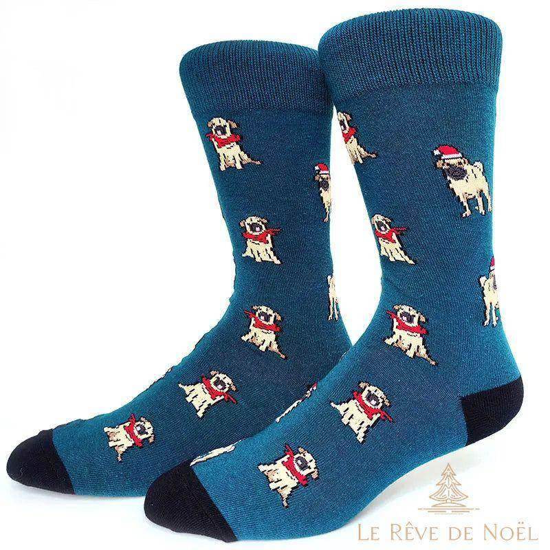 Chaussettes de Noël chien